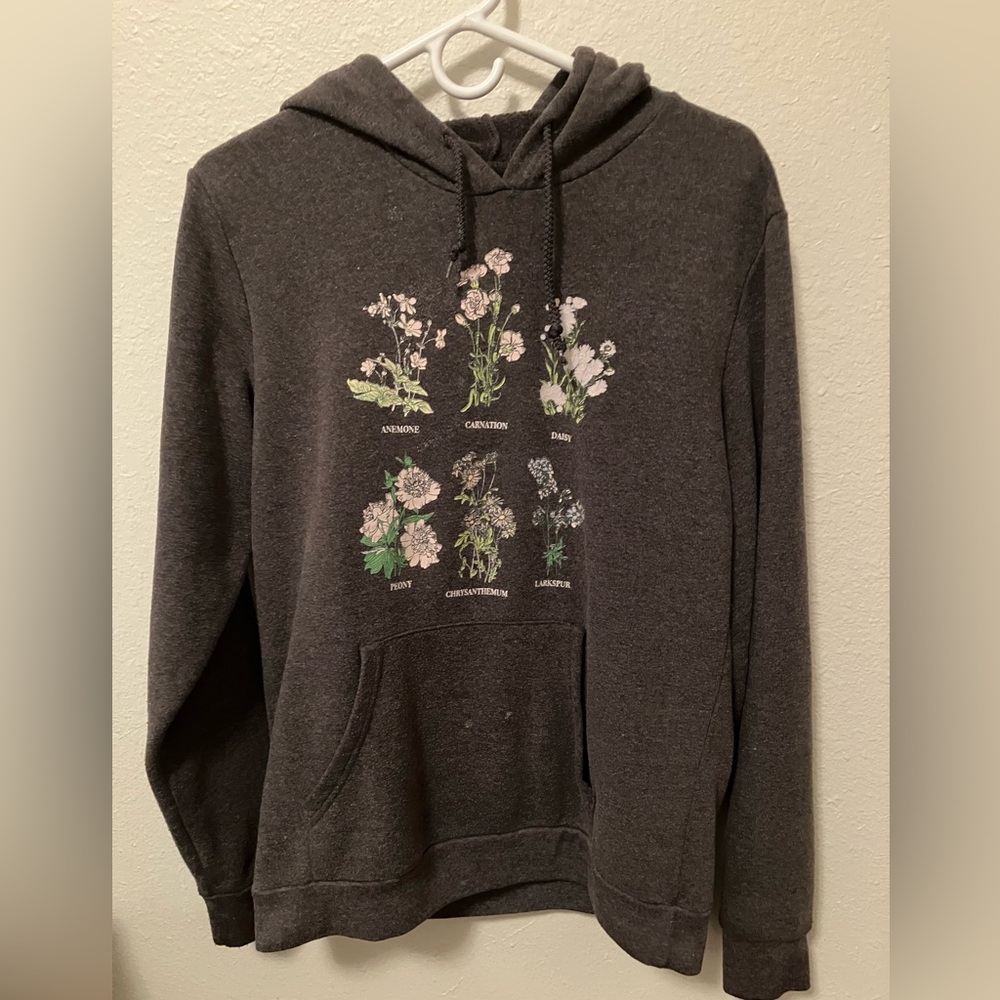 Floral hoodie